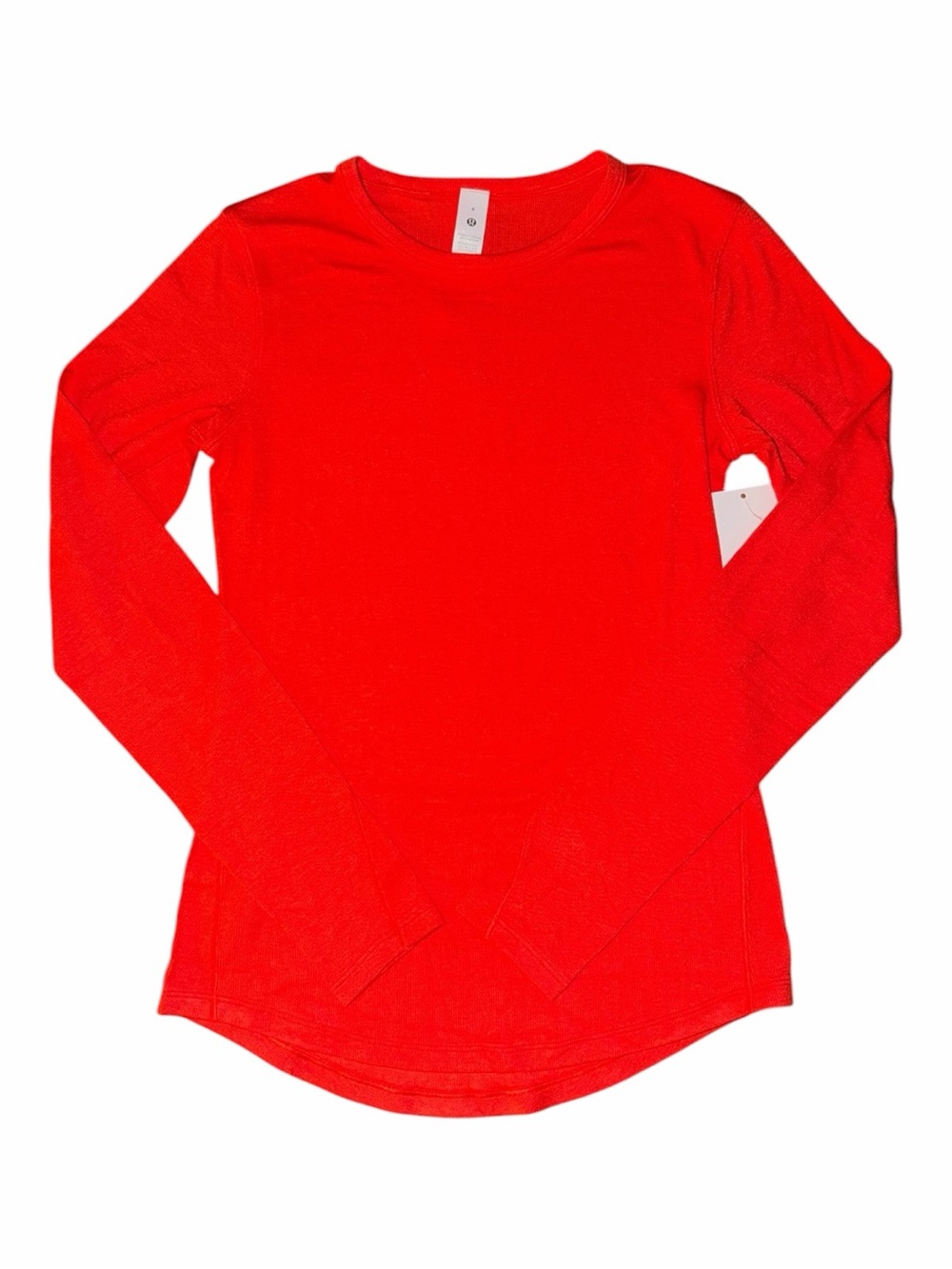 Lululemon Hold Tight Long-Sleeve Shirt Cherry Ember Size 6 NWT